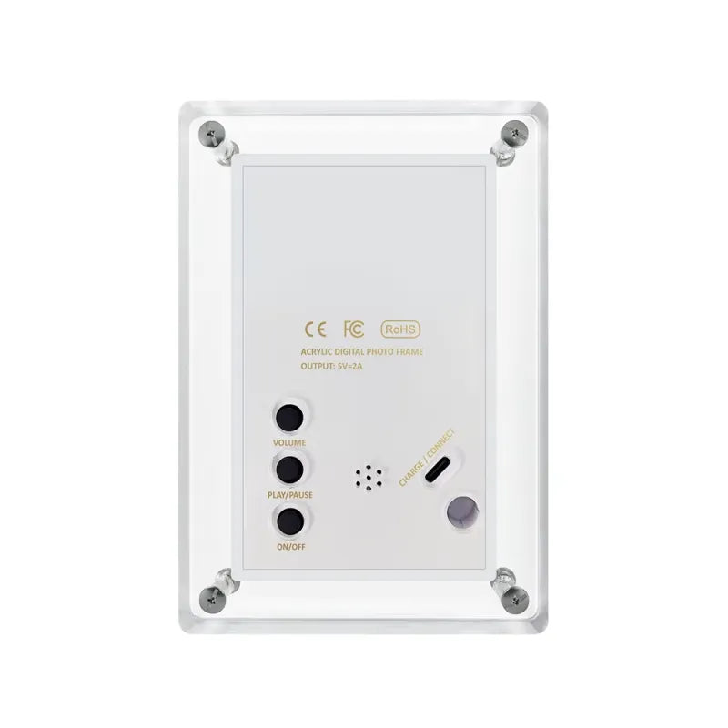 Crystal Advertising Player Acrylic 5 Inch 4GB IPS Screen Digital Photo Frame For Gift