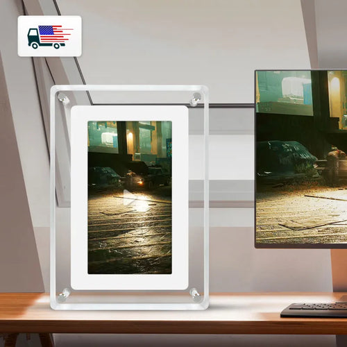 7 Inch 4GB IPS Screen Video Acrylic Digital Photo Frame